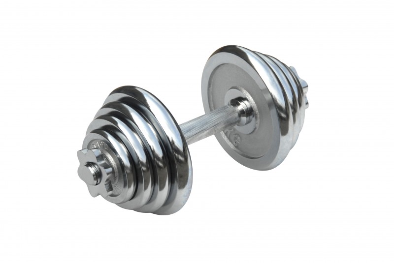 Nextrend 15KG KURZHANTEL CHROM SET