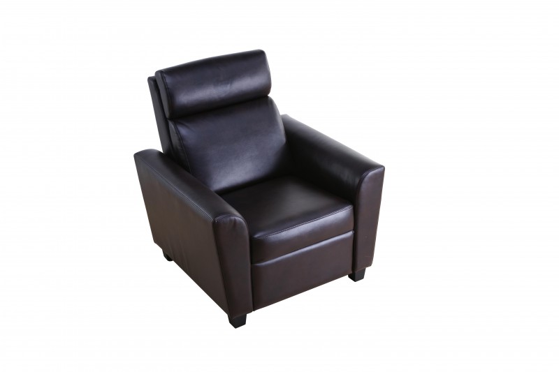 Nextrend Ledersessel Relaxsessel Fernsehsessel Clubsessel, braun