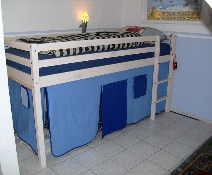 Nextrend Bett Kinderbett Hochbett Blau PD33