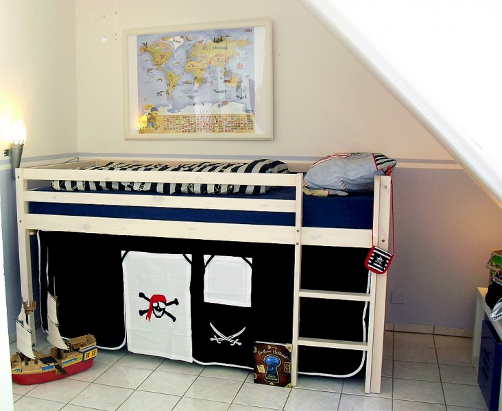 Nextrend Bett Kinderbett Hochbett Pirat PD33