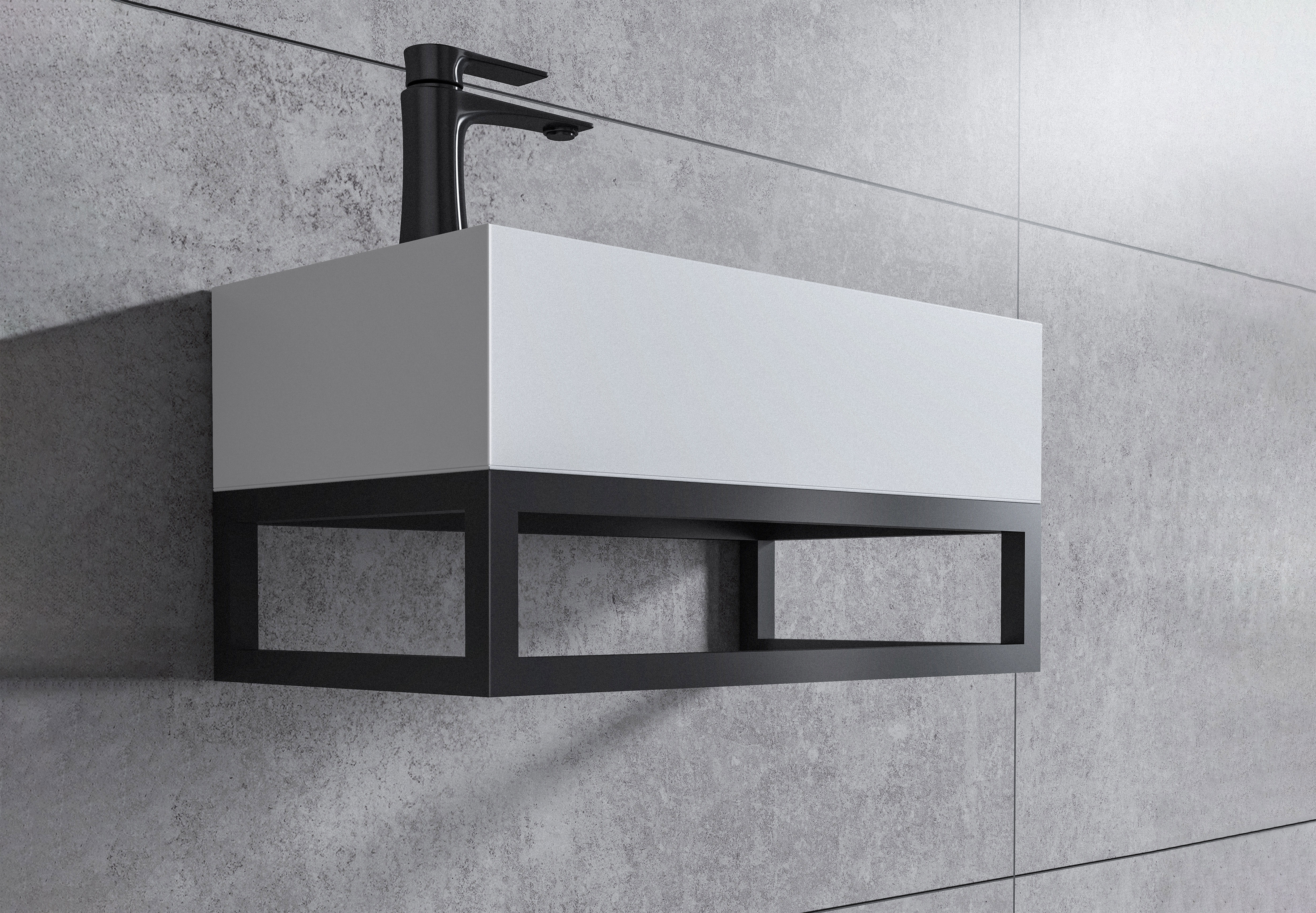 Wall-Mounted Metal Console 40S