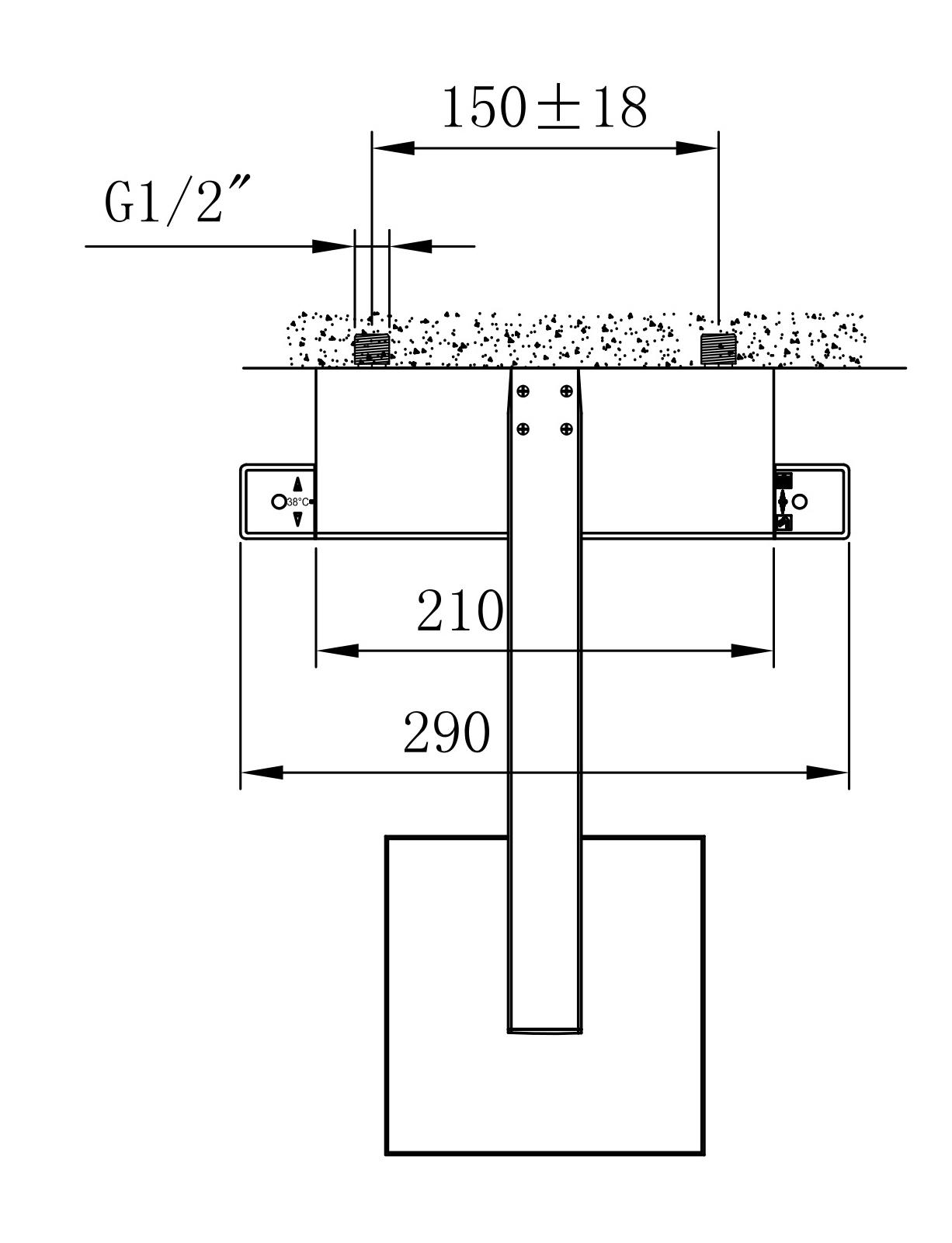 Duschsystem NT6705C - Zeichnung 2