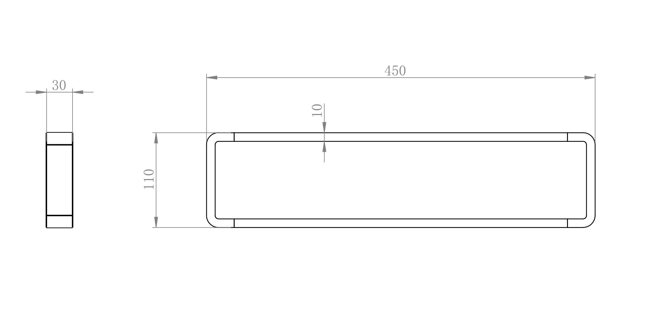 Guía de toallas SDLHH45 - dibujo