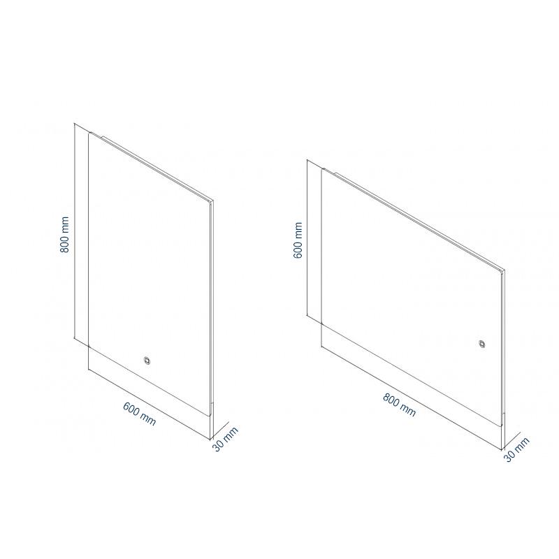 LED-light mirror 2137 - drawings