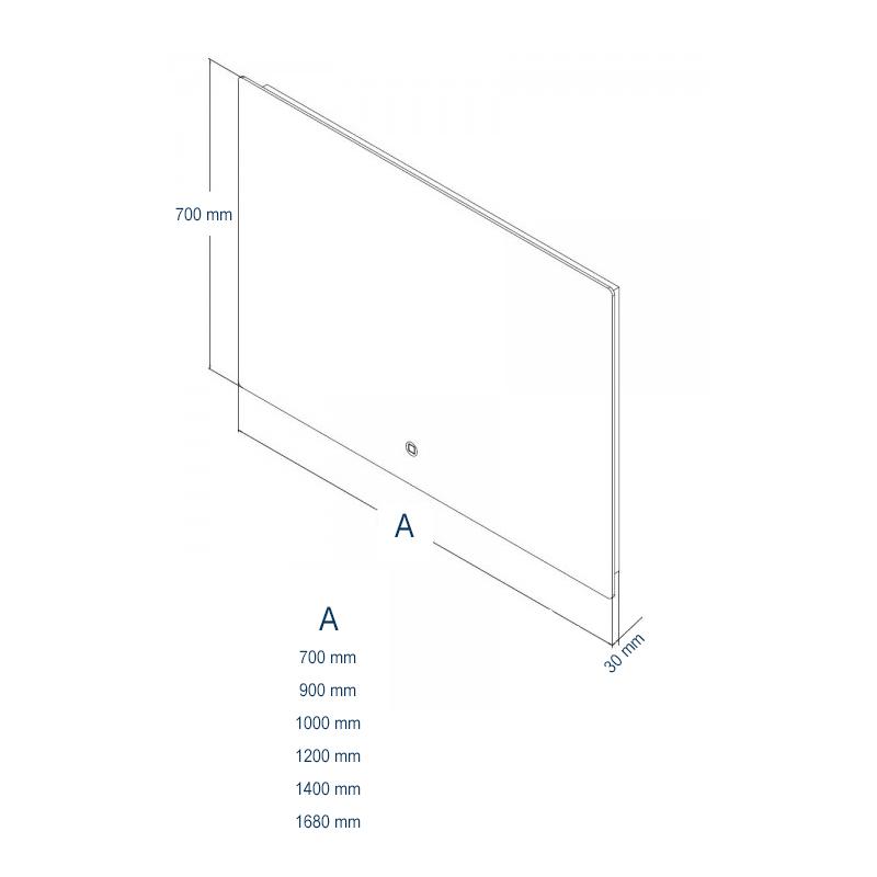 LED-light mirror 2137 - drawings