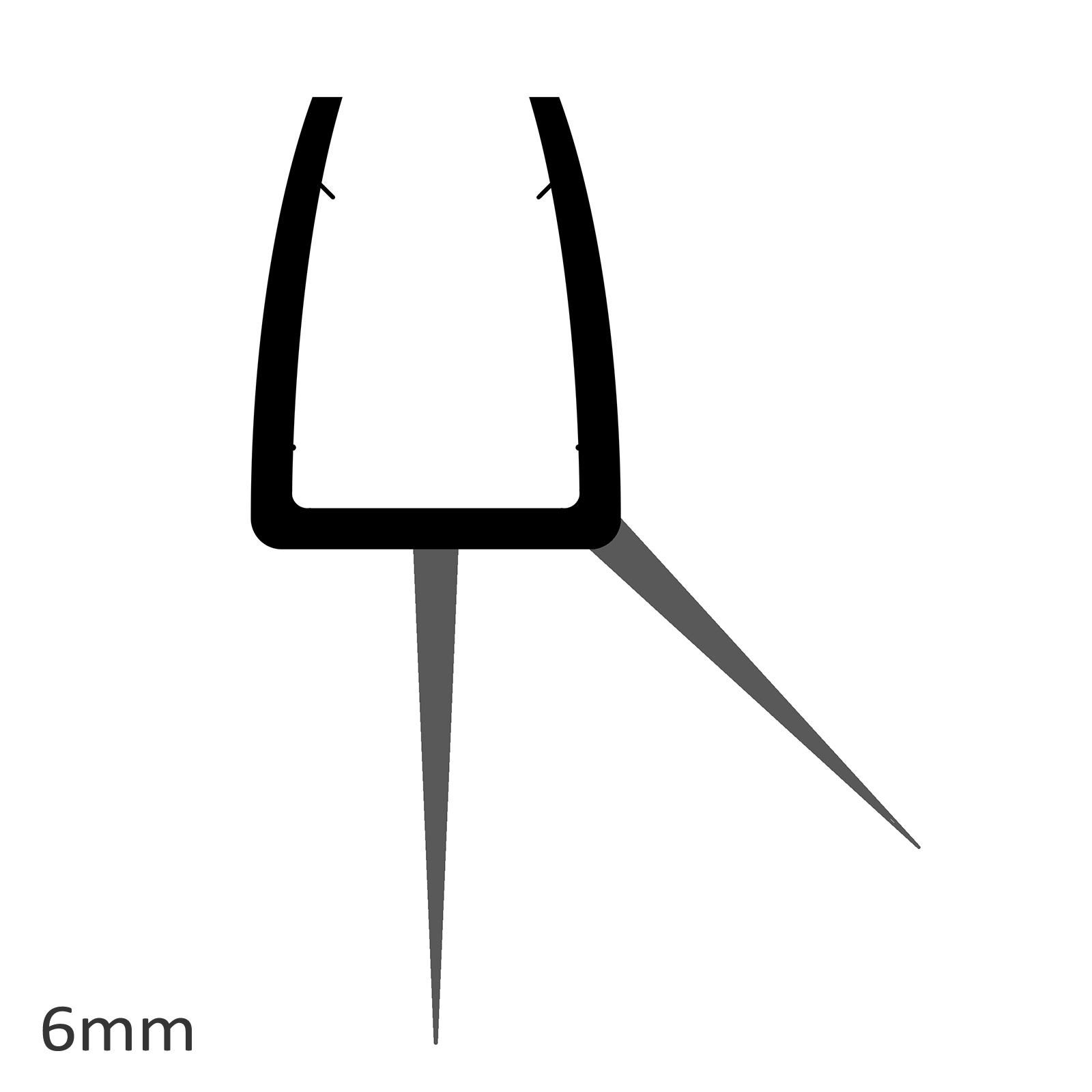 Doccia inferiore 6mm - disegno 1