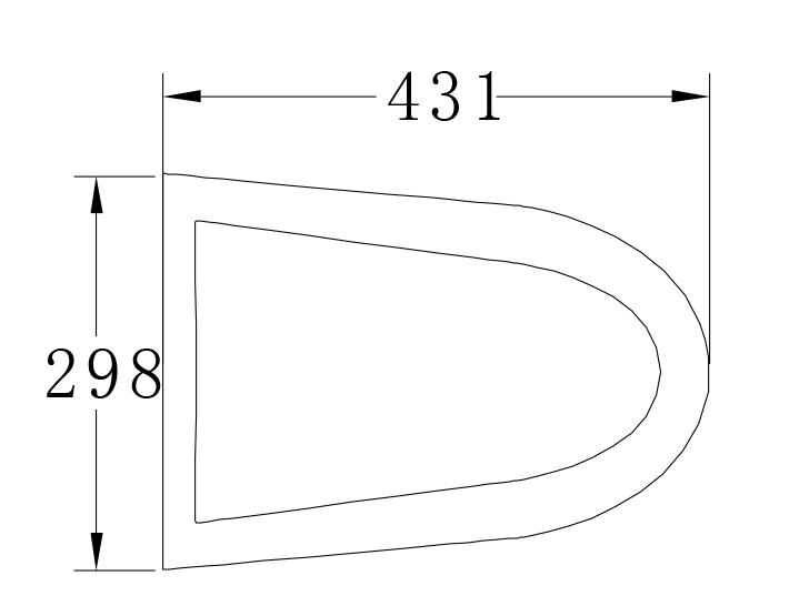 Wall Hung WC B-8030 - Drawing 3