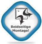 Beidseitige Montage