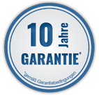10 Jahre Garantie